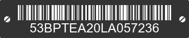 2020 LGS INDUSTRIES Pace 53BPTEA20LA057236 VIN decoded