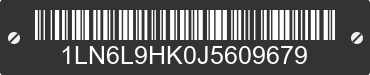 2018 LINCOLN Continental 1LN6L9HK0J5609679 VIN decoded