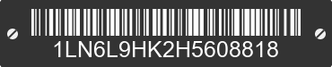 2017 LINCOLN Continental 1LN6L9HK2H5608818 VIN decoded