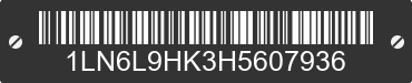 2017 LINCOLN Continental 1LN6L9HK3H5607936 VIN decoded
