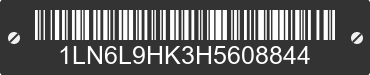 2017 LINCOLN Continental 1LN6L9HK3H5608844 VIN decoded