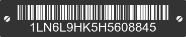 2017 LINCOLN Continental 1LN6L9HK5H5608845 VIN decoded