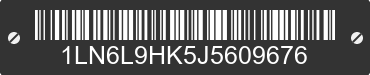 2018 LINCOLN Continental 1LN6L9HK5J5609676 VIN decoded