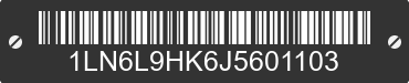 2018 LINCOLN Continental 1LN6L9HK6J5601103 VIN decoded
