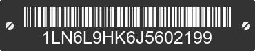 2018 LINCOLN Continental 1LN6L9HK6J5602199 VIN decoded