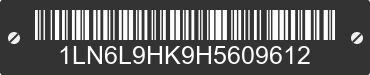2017 LINCOLN Continental 1LN6L9HK9H5609612 VIN decoded
