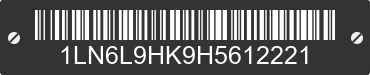 2017 LINCOLN Continental 1LN6L9HK9H5612221 VIN decoded