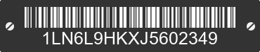 2018 LINCOLN Continental 1LN6L9HKXJ5602349 VIN decoded