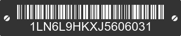 2018 LINCOLN Continental 1LN6L9HKXJ5606031 VIN decoded
