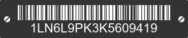 2019 LINCOLN Continental 1LN6L9PK3K5609419 VIN decoded