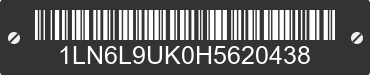 2017 LINCOLN Continental 1LN6L9UK0H5620438 VIN decoded