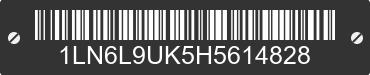 2017 LINCOLN Continental 1LN6L9UK5H5614828 VIN decoded