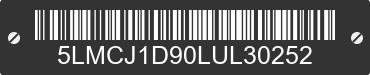 2020 LINCOLN Corsair 5LMCJ1D90LUL30252 VIN decoded