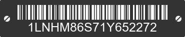 2001 LINCOLN LS 1LNHM86S71Y652272 VIN decoded
