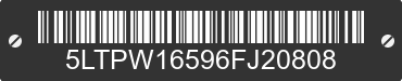 2006 LINCOLN Mark LT 5LTPW16596FJ20808 VIN decoded