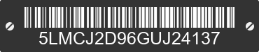 2016 LINCOLN MKC 5LMCJ2D96GUJ24137 VIN decoded