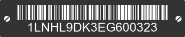 2014 LINCOLN MKS 1LNHL9DK3EG600323 VIN decoded