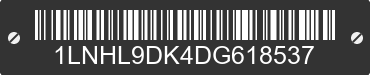 2013 LINCOLN MKS 1LNHL9DK4DG618537 VIN decoded