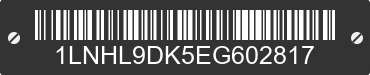 2014 LINCOLN MKS 1LNHL9DK5EG602817 VIN decoded