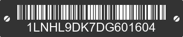 2013 LINCOLN MKS 1LNHL9DK7DG601604 VIN decoded