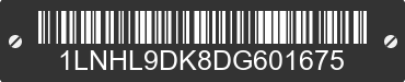 2013 LINCOLN MKS 1LNHL9DK8DG601675 VIN decoded