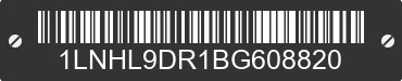 2011 LINCOLN MKS 1LNHL9DR1BG608820 VIN decoded