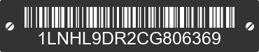 2012 LINCOLN MKS 1LNHL9DR2CG806369 VIN decoded
