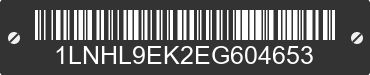 2014 LINCOLN MKS 1LNHL9EK2EG604653 VIN decoded