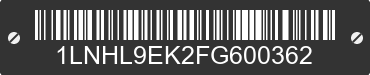 2015 LINCOLN MKS 1LNHL9EK2FG600362 VIN decoded