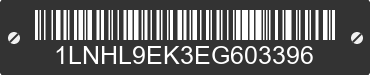 2014 LINCOLN MKS 1LNHL9EK3EG603396 VIN decoded