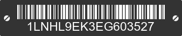 2014 LINCOLN MKS 1LNHL9EK3EG603527 VIN decoded