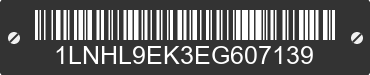 2014 LINCOLN MKS 1LNHL9EK3EG607139 VIN decoded