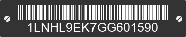 2016 LINCOLN MKS 1LNHL9EK7GG601590 VIN decoded