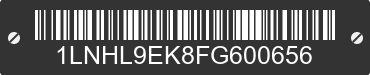 2015 LINCOLN MKS 1LNHL9EK8FG600656 VIN decoded