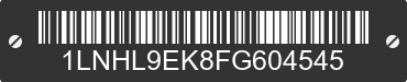 2015 LINCOLN MKS 1LNHL9EK8FG604545 VIN decoded