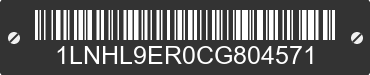 2012 LINCOLN MKS 1LNHL9ER0CG804571 VIN decoded