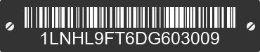 2013 LINCOLN MKS 1LNHL9FT6DG603009 VIN decoded