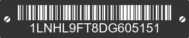 2013 LINCOLN MKS 1LNHL9FT8DG605151 VIN decoded