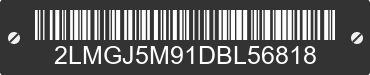 2013 LINCOLN MKT 2LMGJ5M91DBL56818 VIN decoded