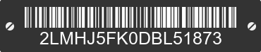 2013 LINCOLN MKT 2LMHJ5FK0DBL51873 VIN decoded