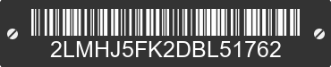 2013 LINCOLN MKT 2LMHJ5FK2DBL51762 VIN decoded