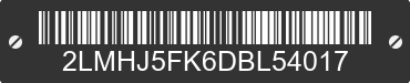 2013 LINCOLN MKT 2LMHJ5FK6DBL54017 VIN decoded