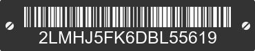 2013 LINCOLN MKT 2LMHJ5FK6DBL55619 VIN decoded