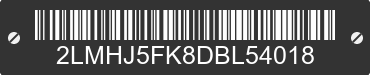 2013 LINCOLN MKT 2LMHJ5FK8DBL54018 VIN decoded