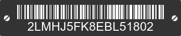 2014 LINCOLN MKT 2LMHJ5FK8EBL51802 VIN decoded