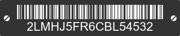 2012 LINCOLN MKT 2LMHJ5FR6CBL54532 VIN decoded