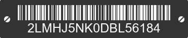 2013 LINCOLN MKT 2LMHJ5NK0DBL56184 VIN decoded