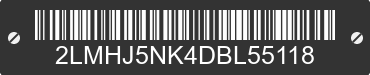 2013 LINCOLN MKT 2LMHJ5NK4DBL55118 VIN decoded