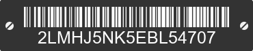 2014 LINCOLN MKT 2LMHJ5NK5EBL54707 VIN decoded