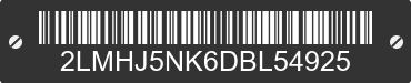 2013 LINCOLN MKT 2LMHJ5NK6DBL54925 VIN decoded